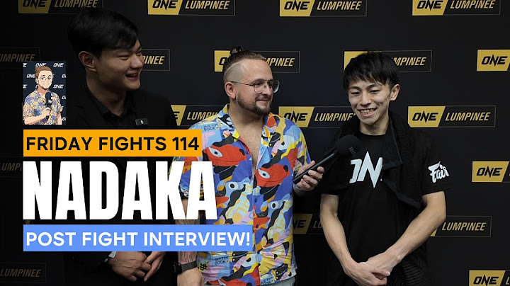 Nadaka eyes Songchainoi title fight at ONE 173 in Japan | ONE Friday Fights 114