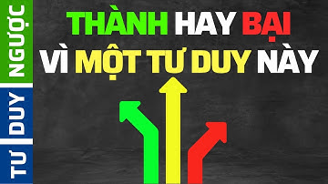 Thành Công Hay Thất Bại CŨNG VÌ MỘT Lối TƯ DUY này | Tư Duy Ngược
