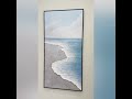 Abstract Ocean Wall Art | Textured Painting for Modern Living Room Decor #livingroomdecor #painting