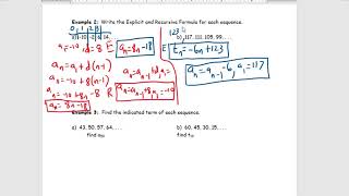 Arithmetic Sequences Explicit Formula Form Rule Recursive Formula Form Rule Word Problems