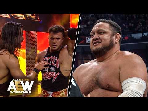 Video MJF & Samoa Joe BRAWL! | AEW All Out 2023