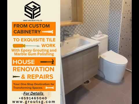 Tiling \u0026 marble Gum polishing service in Singapore