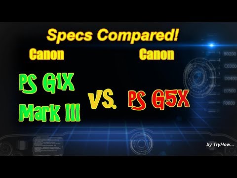 Canon PowerShot G1 X Mark III vs. Canon PowerShot G5 X