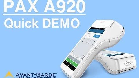 Pax A920 Smart Terminal - Quick Sale