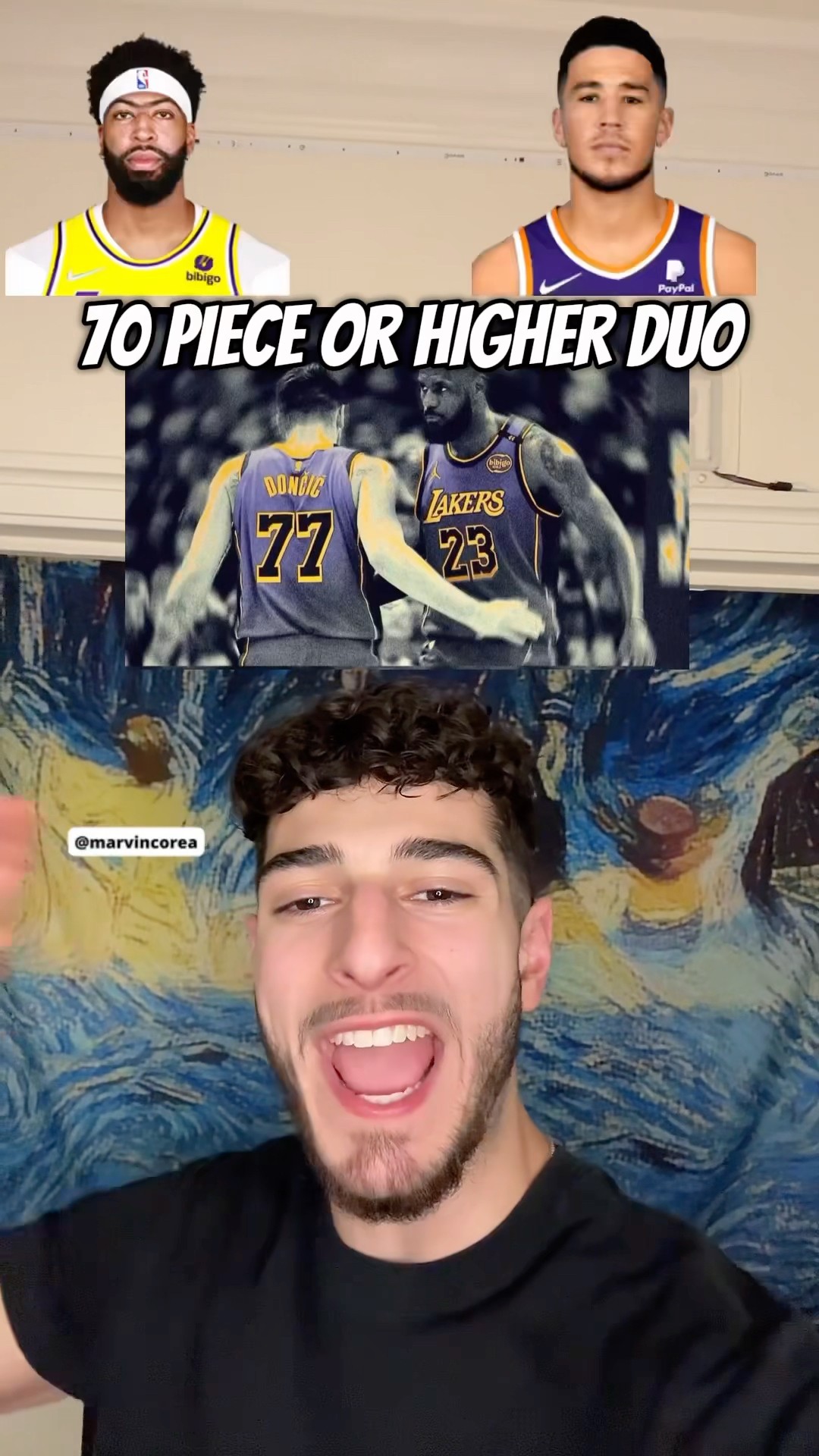 Buddy is NOT messing around with the mavs tonight?? #nba #lebron #lukadoncic #tatum #embiid #fexr
