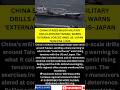 China Sends Warning Shots: Massive Military Drills Around Taiwan Amid US–Japan Tensions | 2025