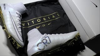 Nike CR7 Vitorias 5 Unboxing +OnFeet 2017 - YouTube