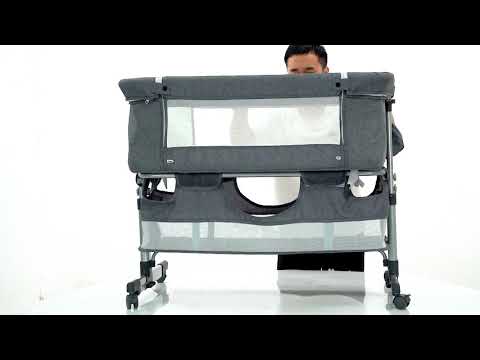 Installation operation video of baby bedside sleeper