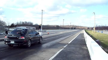 2009 Cobalt SS TC vs 2005 EVO 8 1/4 mile