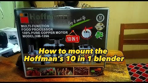 Best Top 10 in 1 blender available in the market 2023- Special edition (Hoffman)