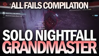 Solo Grandmaster Exodus Crash - All Fails Compilation [Destiny 2]