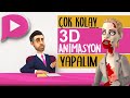 3D ANİMASYON YAPMAK ÇOK KOLAY | KENDİ 3D ÇİZGİ FİLMİNİ YAP