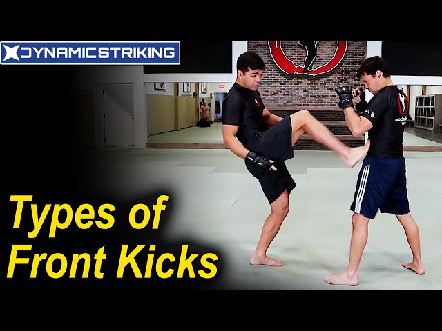 Types of Front Kicks - Snap Kick and Push Kick by the Machida Brothers 