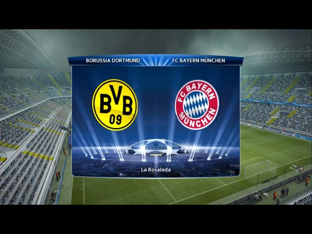 PES 2013 UEFA Champions League - Bayern Munich vs Borussia Dortmund - FINAL  