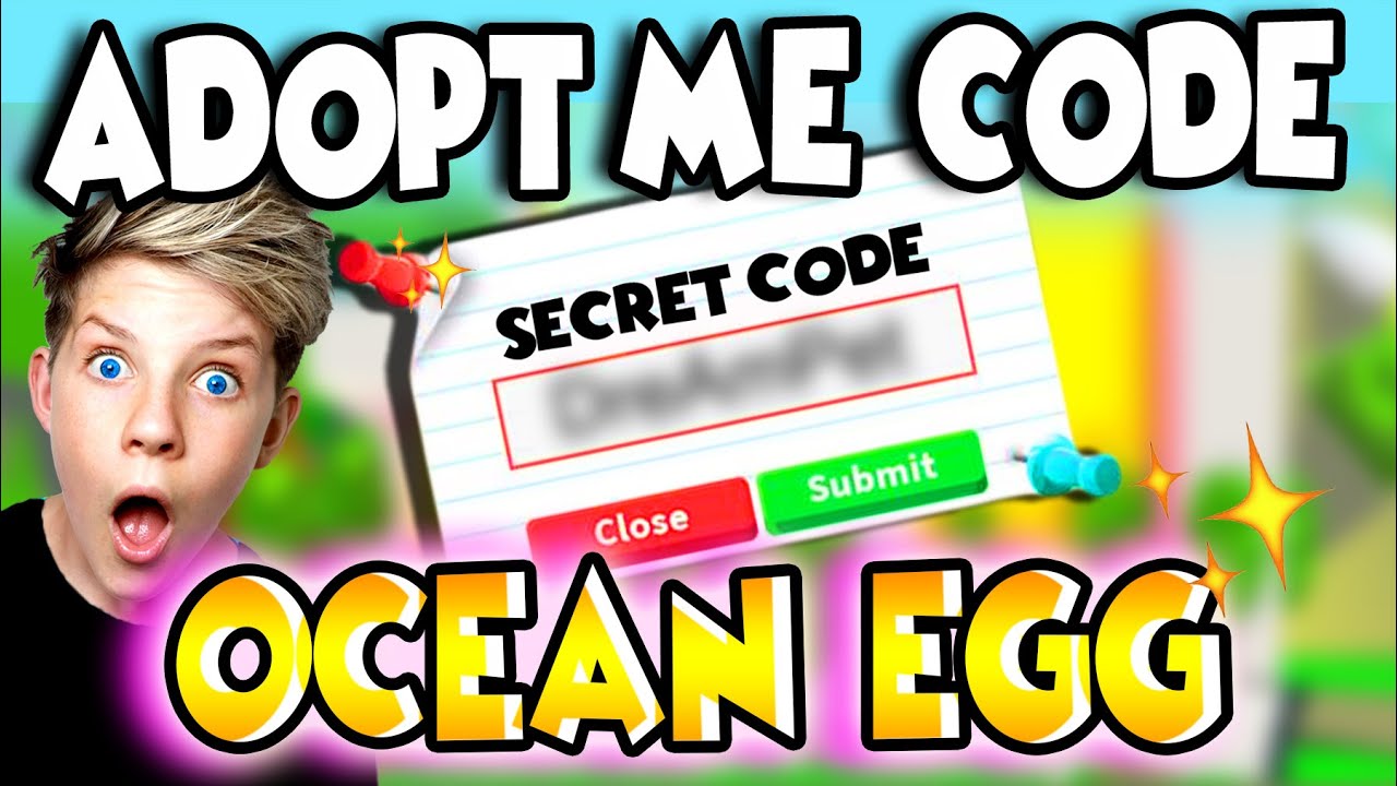 Adopt Me Code To Get Ocean Egg Early In Adopt Me Roblox Adopt Me Secret Code Youtube