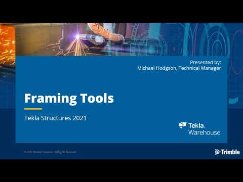Framing tools for Tekla Structures