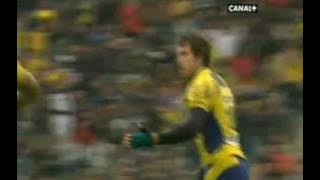 Rugby TOP14  Semi Final 2010 : Unbelievable  drop of Brock James for Clermont vs Toulon !!!