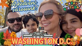 IRÁNY A FŐVÁROS! MEGYÜNK A FEHÉR HÁZBA? MIRI SZÜLINAPJA WASHINGTON D.C-ben! #washingtondc