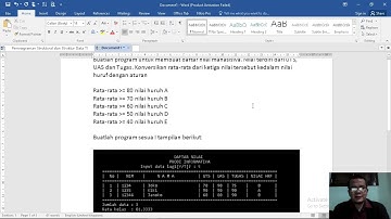 Program Menghitung Nilai Mahasiswa dengan Fungsi dalam Dev C++