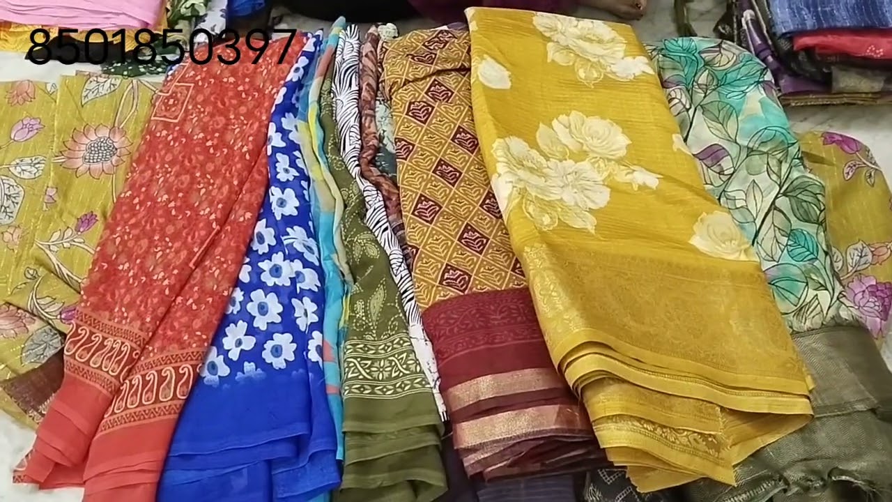 Beautiful ❤️ 2 cut sarees ♥️ only 100 rupees ❤️ 8501850397