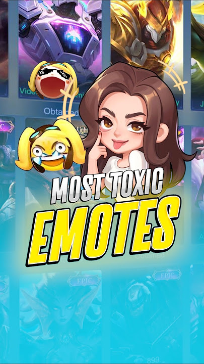 Most toxic Emotes #mobilelegends #mlbb