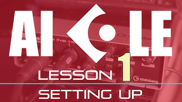 🔥 Getting Started In Cubase AI LE Elements Lesson 1 of 6 - Setting Up