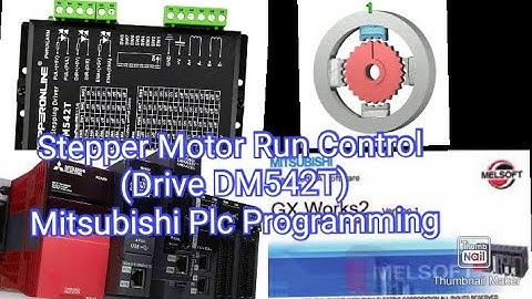 Stepper Motor Run Control (Drive DM542T), Mitsubishi Plc Programming