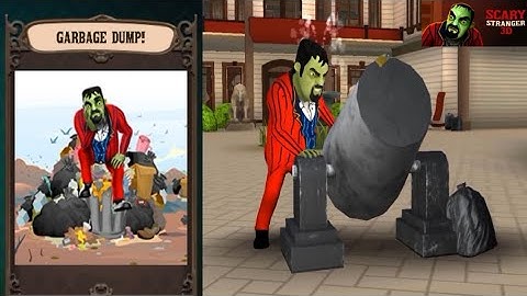 Scary Stranger / Garbage Dump Level Gameplay / Mobile Game @krishnathecreato
