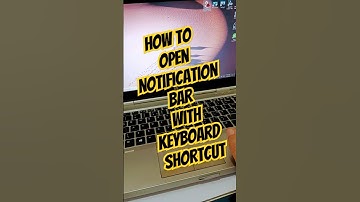 Windows Notification Bar Shortcut 🧑🏻‍💻 #shorts #computer #windows #keyboard #shortcut #tricks #asmr