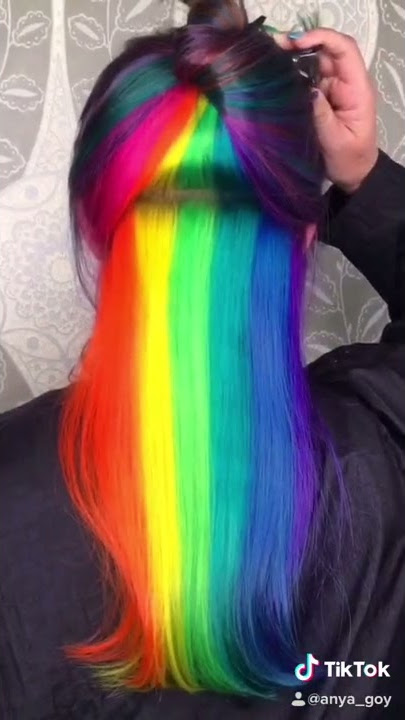 Hidden Rainbow Hair