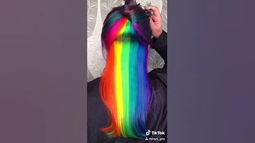 Hidden Rainbow Hair 
