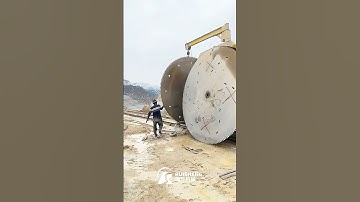 Mounting saw blade of double saw blade mine cutting machine #stonemachine