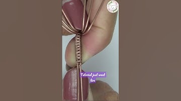 Weaving , tutorial for mini wire wrapped/weaved pendant just uploaded, #shorts #wirewrappingtutorial