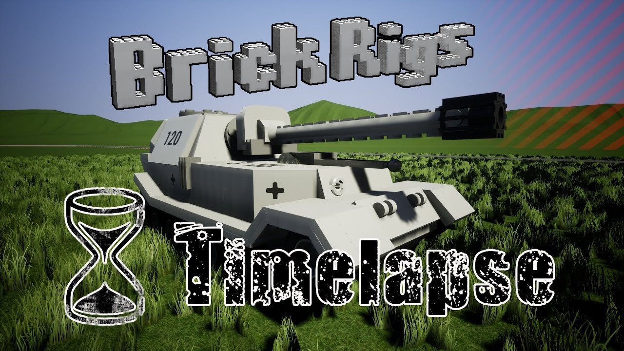 Brick Rigs building timelapse Ferdinand Tank - decor bricks are evil ...