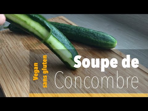 Vidéo: Soupe De Concombre Cru