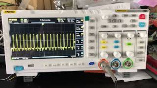 Neopixels without coding...troubleshooting clock using FNIRSI 1014D oscilloscope