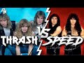 WHAT IS THE DIFFERENCE BETWEEN THRASH AND SPEED METAL? (Genre differences)