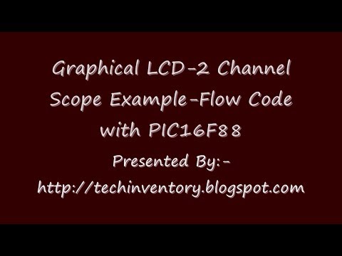 Graphical LCD 2 Channel Scope Example Flow Code