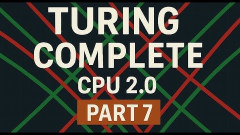 Turing Complete, Part 7: The 