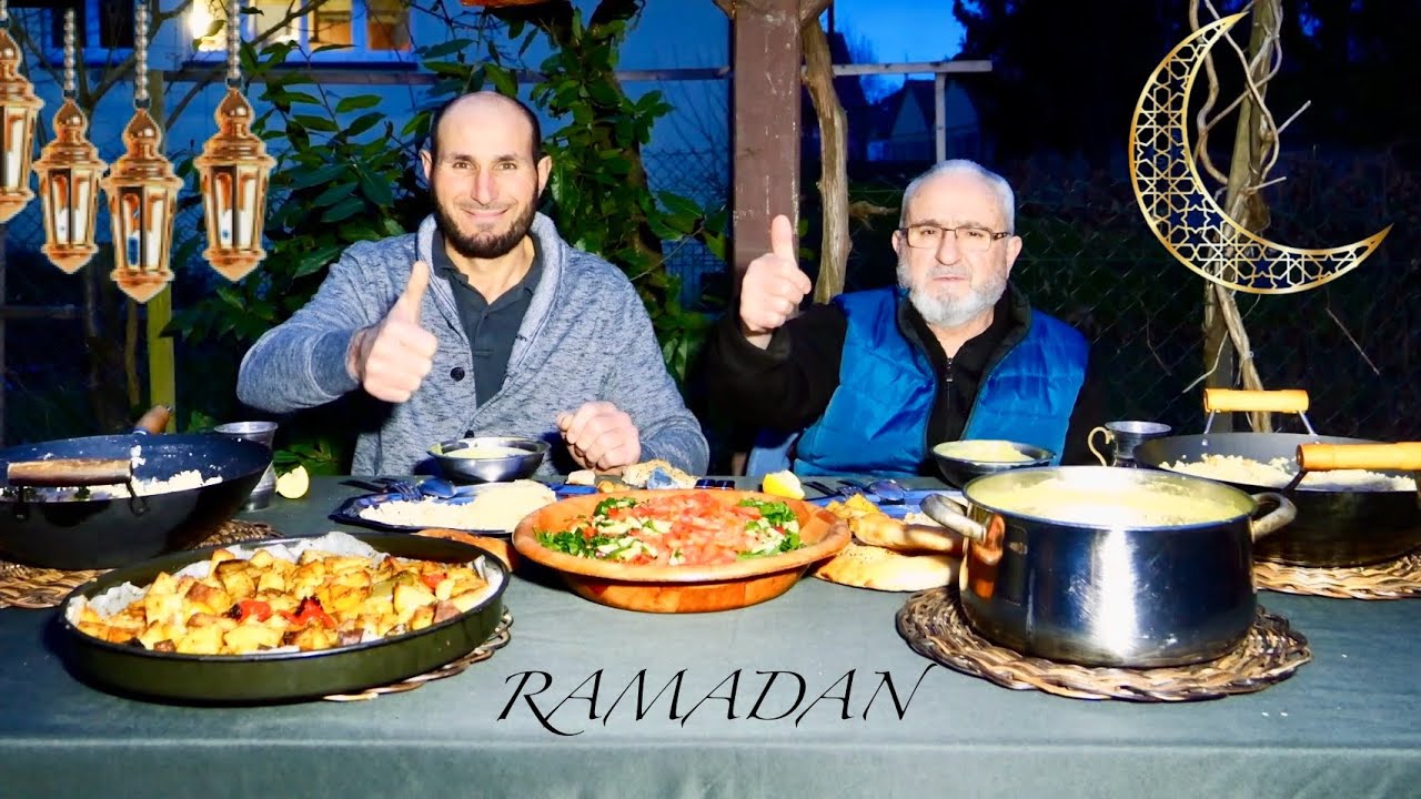 Лучшее меню ужина в Рамадан ⭐️🌙 чечевичный суп, куриная грудка, картофель, салат❗️ деревенская жизнь