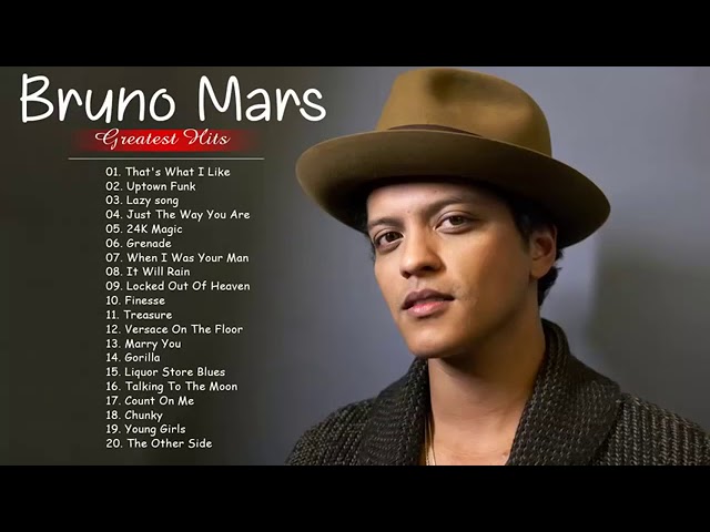 O Melhor De Bruno Mars || Bruno Mars Maiores Sucessos Álbum Completo class=