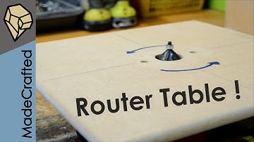 How To Make A Simple Router Table