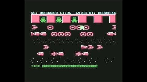 FROGS IN SPACE C64 1990 ARGUS COMMODORE 64 NOSTALGIA CLASSIC RETRO VIDEO GAME