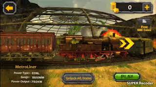 TRAIN SIMULATOR -DINO PARK. ANDROID GAMEPLAY VIDEO. screenshot 1