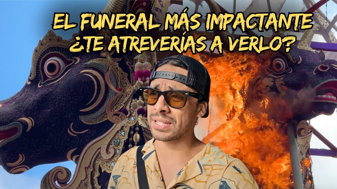“FUI TESTIGO del FUNERAL  más IMPACTANTE  de Bali 🔥👑 INCINERARON A LA REALEZA”