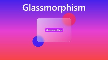 "Glassmorphism" New UI Design Trend 2021 | Glassmorphism in Adobe XD.