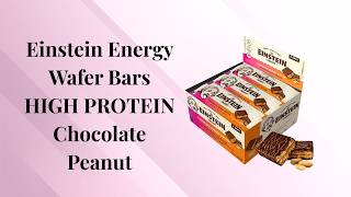 Einstein Energy Wafer Bars - HIGH PROTEIN Chocolate Peanut