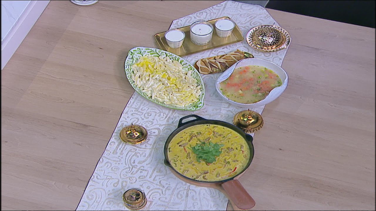 مي شو مع مي يعقوبي|منيو عيد الأم-شوربة شعيرية-ستروجونوف-مكرونة-قطايف | 20 رمضان 2025