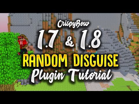 1.7 & 1.8 Disguise Plugin & SKIN CHANGE - (Minecraft MCSG Disguise Plugin)