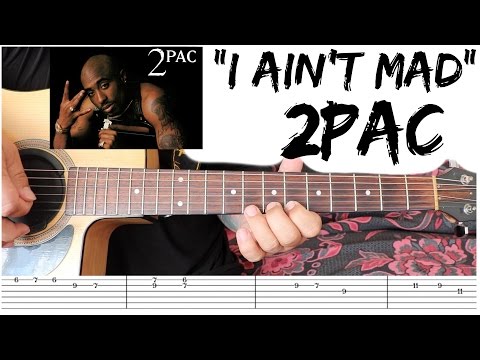 I Ain't Mad At Cha - 2Pac 🎸GUITAR TUTORIAL🎸
